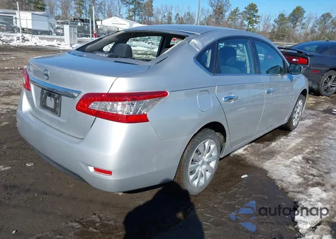 2015 Nissan Sentra S from USA, damaged, VIN 3N1AB7AP9FY371419
